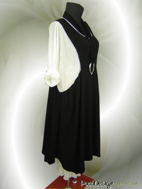 Seccion Latz-Kleid schwarz
