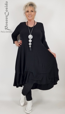 MAGNA Slinky Kleid schwarz