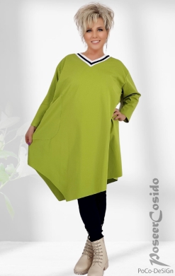 Italy Tunika Shirt Kleid 5 Farben