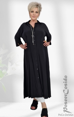 Magna Slinky Kleid schwarz