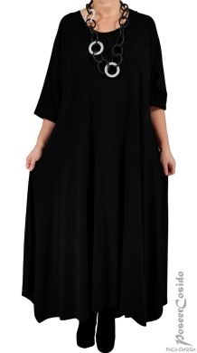 Jess Long A-Form Kleid schwarz
