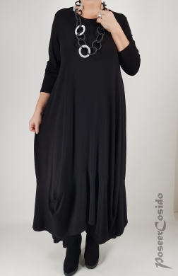 Nube Lias Lagenlook Kleid schwarz