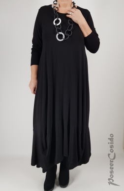 Nube Lias Lagenlook Kleid schwarz