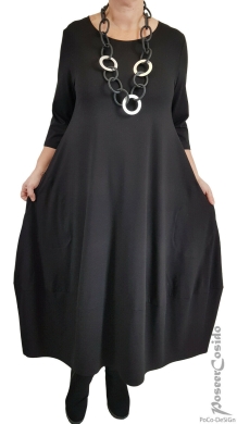 Bosko Ballon-Kleid schwarz L-XXXL