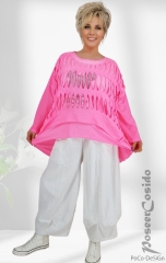 Italy Long-Shirt Tunika pink